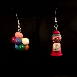 Colorful Gumball Machine Earrings